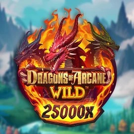 Dragons of Arcane Wild logo – Slots by Foxium at Lanista Casino
